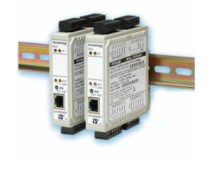 Industrial Ethernet communication module for connecting automation equipment and industrial control systems.